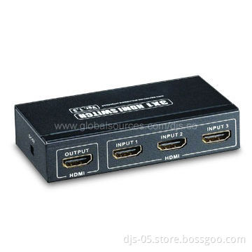 HDMI Mini 3 x 1 Switch with 3D, Full HD1080P/60Hz